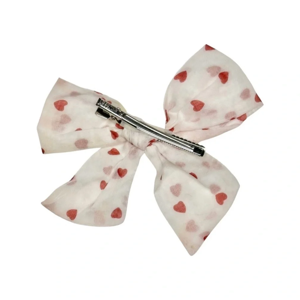 Little Poppy Co Red Hearts‎ Bow